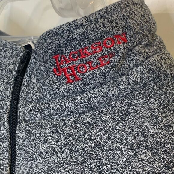 The Shirt Company Jackson Hole Wyoming 1/4 Zip Pullover Size XL - Picture 5 of 9